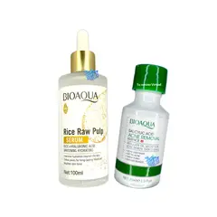BIOAQUA - Suero de Acido Salicilico + Suero de Arroz de 100mL