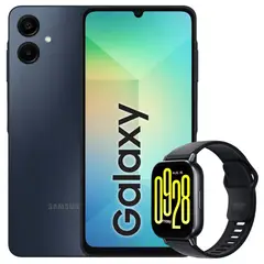 SAMSUNG - Celular Galaxy A06 128GB /4GB Black + Watch 5 Active Blk