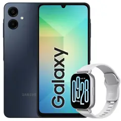 SAMSUNG - Celular Galaxy A06 128GB /4GB Black + Watch 5 Active Slv