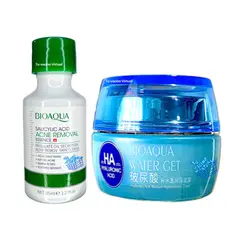 BIOAQUA - Suero de Acido Salicilico + Crema Ácido Hialuronico