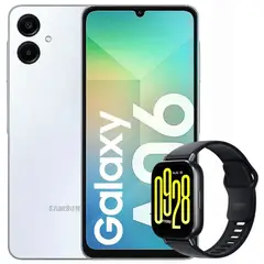 SAMSUNG - Celular Galaxy A06 128GB /4GB Azul + Watch 5 Active Blk