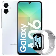 SAMSUNG - Celular Galaxy A06 128GB /4GB Azul + Watch 5 Active Slv