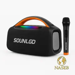 GENERICO - Parlante Bluetooth Premium Micrófono Luces Led Karaoke