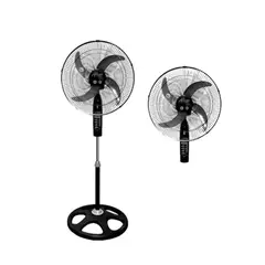 ALTEZZA - Ventilador 2 En 1 Con 18 Pulgadas Y 4 Aspas Color Negro