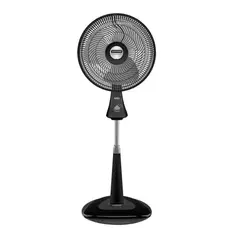SAMURAI - Ventilador Pedestal Turbo Fresco 18 Pulgadas 3 Velocidades Negro