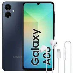 SAMSUNG - Celular Galaxy A06 128GB 4GB Blk + Audífonos Tipo C Wht