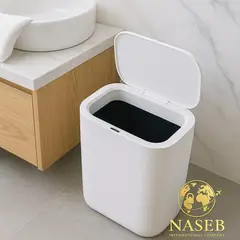 GENERICO - Basurero Eléctrico 8L con Sensor Automático Apertura sin Contacto