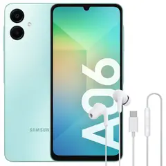SAMSUNG - Celular Galaxy A06 128GB 4GB Vrd + Audífonos Tipo C Wht