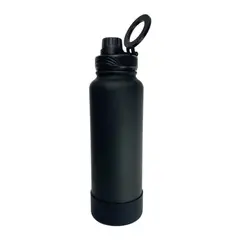 GENERAL - Termo Termico Acero Inoxidable Siliconado Tripode Negro