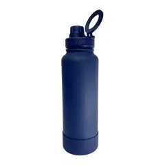 GENERAL - Termo Termico Acero Inoxidable Siliconado Tripode Azul