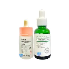 BIOAQUA - Suero de Acido Salicilico + Velo Facial Rosas Con Acido Hyaluronico