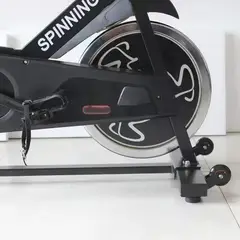 GENERICO - Bicicleta Estática Spinning Profesional con Monitor LCD