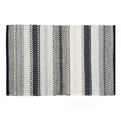 GENERICO - ALFOMBRA KELLIM IC 13809 GREYBLACK 280X365CM