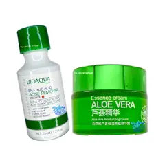 BIOAQUA - Suero de Acido Salicilico +Crema Hidtatante Aloe Vera
