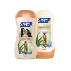 SAVITAL - Elixir de Romero shampoo 510ml + Aco 490ml