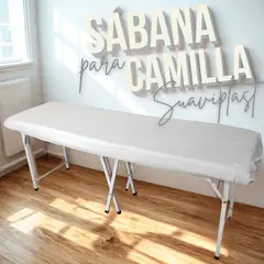 GENERICO - SÁBANA PLASTICA PARA CAMILLA SUAVIPLAST C4 BLANCO