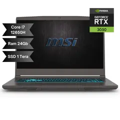 MSI - PORTATIL - INTEL ULTRA 7 155H - RAM 24GB DDR5 - SSD 1TERAGB - 15.6 - VIDEO RTX 4060 8GB