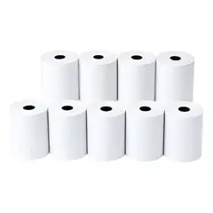 GENERICO - Pack X8 Rollos Papel Termico Impresora Pos 58mm 57x25m