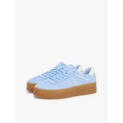 TOMMY HILFIGER - Tenis celeste The Greenwich de ante