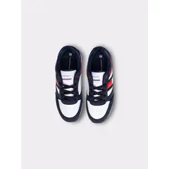 TOMMY HILFIGER - Tenis multicolor de corte bajo con cordones