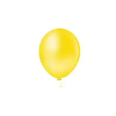 INFANTILES CAJUROMIX - Paquete X50 Unid De Globos Latex R12 Mate Color Amarillo