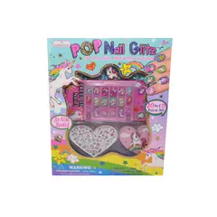 JUGUETELANDIA - Set Belleza Uñas Unicornio Caja