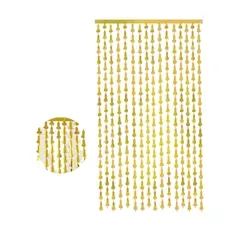 GENERICO - Cortinas Metalizadas Despedida Soltera Bride Decoracion X2