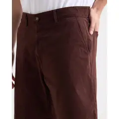 SEVEN SEVEN - Bermuda Básica Para Hombre Café