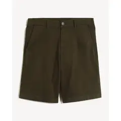 SEVEN SEVEN - Bermuda Para Hombre Regular Largo Color Verde Marca #45100718