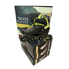 NIA - Patines En Línea Ajustables Semiprofesionales 90mm M 33-39