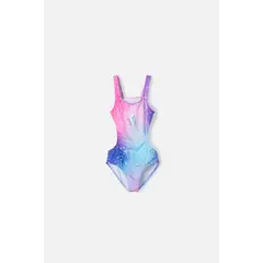 MIC - Vestido de baño multicolor para niña