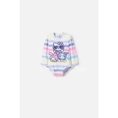 HELLO KITTY - Traje de baño de multicolor manga larga para bebé niña