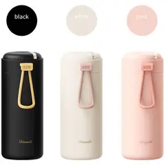 MULTIPLACE COLOMBIA - Termo bebidas calientes y frías 380 ml en acero inoxidable fino ROSADO-