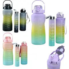 MULTIPLACE COLOMBIA - Termo motivacional kit x3 unidades pines y sticker libre bpa-