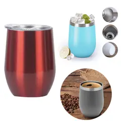 MULTIPLACE COLOMBIA - Termo Vaso Termico Acero Mug Mate Vino Te Café 354 ml Rojo