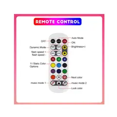 GENERICO - Cinta Neon Flex Led Rgb 10mt Wifi Control + Adaptador Luz