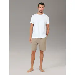 CALVIN KLEIN - Pantaloneta chocolate e pijama - moern cotton