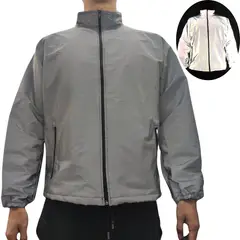 SPORT - Chaqueta Reflectiva Rompevientos Moto Ciclismo Deportes