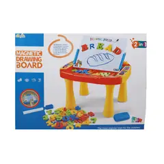 JUGUETELANDIA - Tablero Con Mesa Y Letras Magneticas Caja