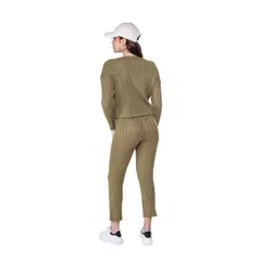 DREAMER - Set Comfy Tejido Verde Para Mujer