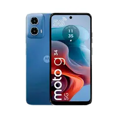 MOTOROLA - Celular Moto G34 5G 256GB 8GB RAM Azul
