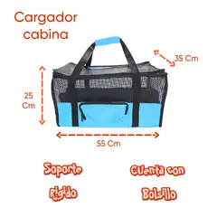 HALLY PET - Maletin Cargador Cabina + Quitamotas Marron