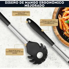 KOBALT - Juego de utensilios negro 26 piezas, kit de cocina de silicona