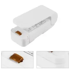 ABC - Mini Sellador de Bolsas Hogar Cocina Oficina - Blanco