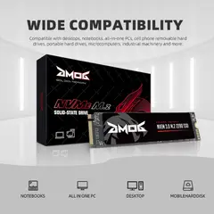 AMONG US - Amog Disco Duro Solido Ssd 1TB TB Nvme 3.0 Negro