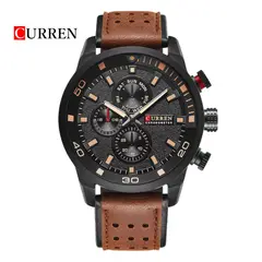 CURREN - Reloj 8250 Elegante Para Hombre - Cafe