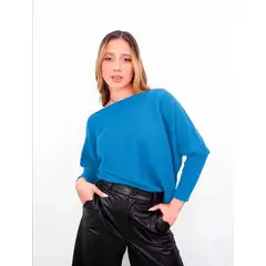 MOLGOA - Suéter para Mujer Cuello Bandeja - Samba