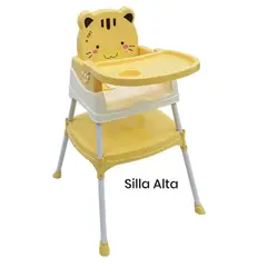 BEBESITOS - SILLA COMEDOR 4 EN 1 PARA BEBÉS MARCA