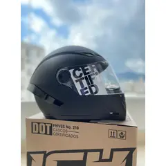 ICH - CASCO PARA MOTO 501 VISERA TRANSPARENTE