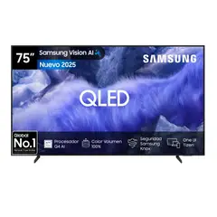 SAMSUNG - Televisor 75 Pulgadas QLED QEF1 4K Vision AI Smart TV 2025